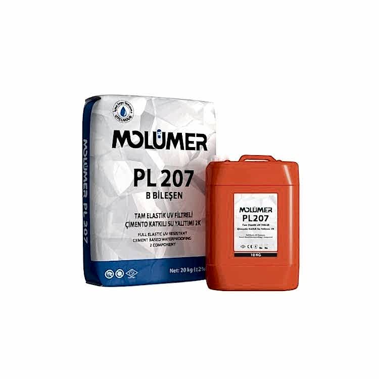 PL207 Tam Elastik UV Filtreli Çimento Katkılı Su Yalıtımı 