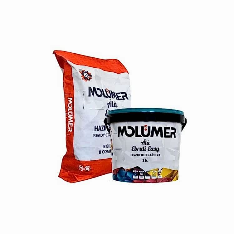 Ebruli Easy Hazır Renkli Sıva 4K