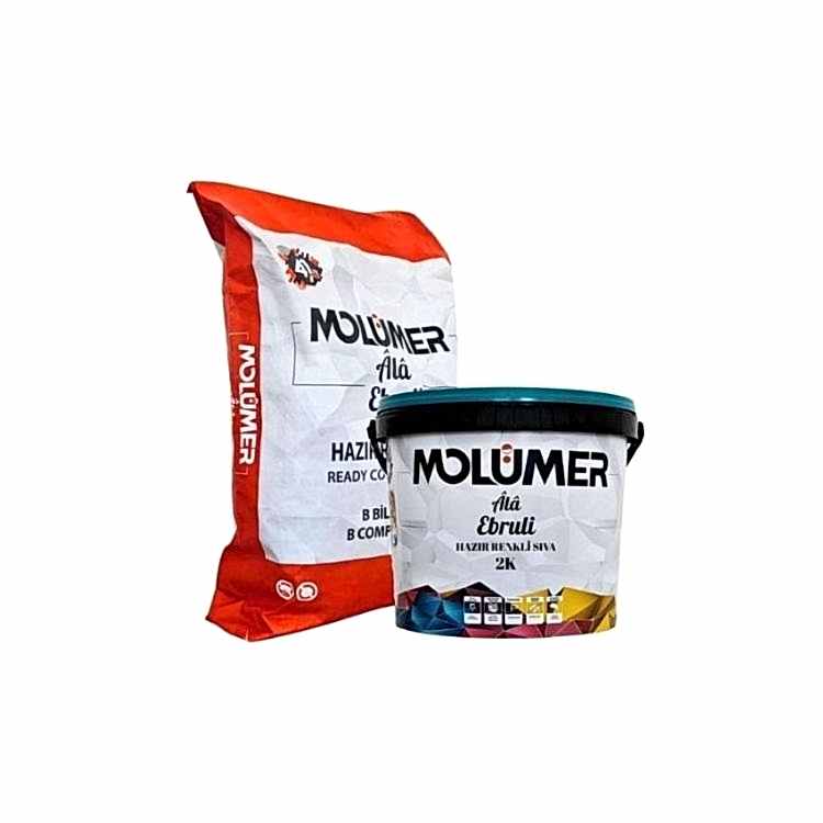 Ebruli Hazır Renkli Sıva 2K